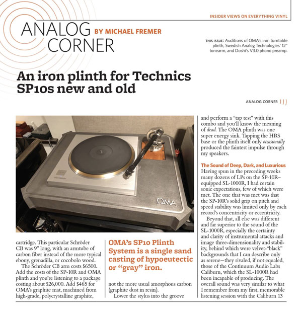 Stereophile.com michael fremer